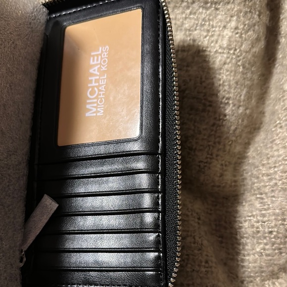 Michael Kors Black Textured Wallet - Picture 3 of 4